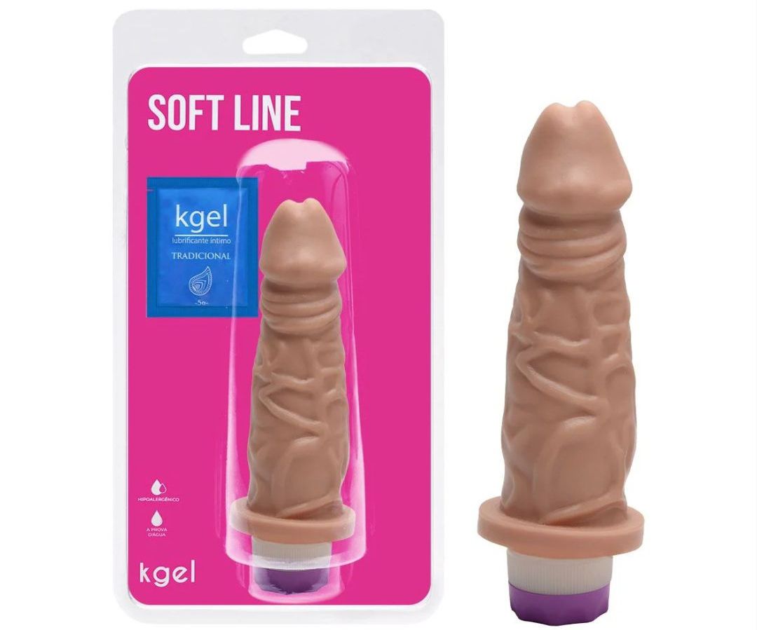 PROTESE COM VIBRADOR 18 X 4 CM